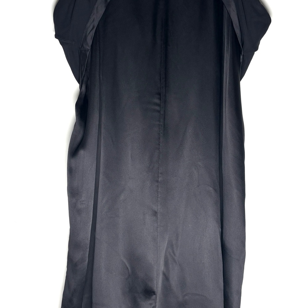 Vintage Maison Margiela Black Silk Dress | 2000s Minimalist Designer Shift